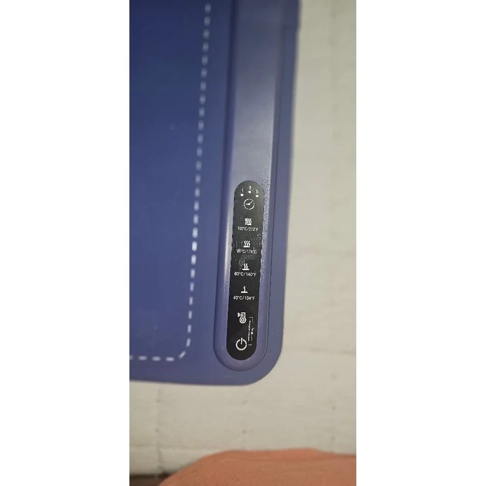 Unbranded Blue and White Heating Pad One Size 24 in by 15.7in